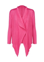 A product shot of the PLEATS PLEASE ISSEY MIYAKE MONTHLY COLORS JANUARY clothing in hot pink (21).