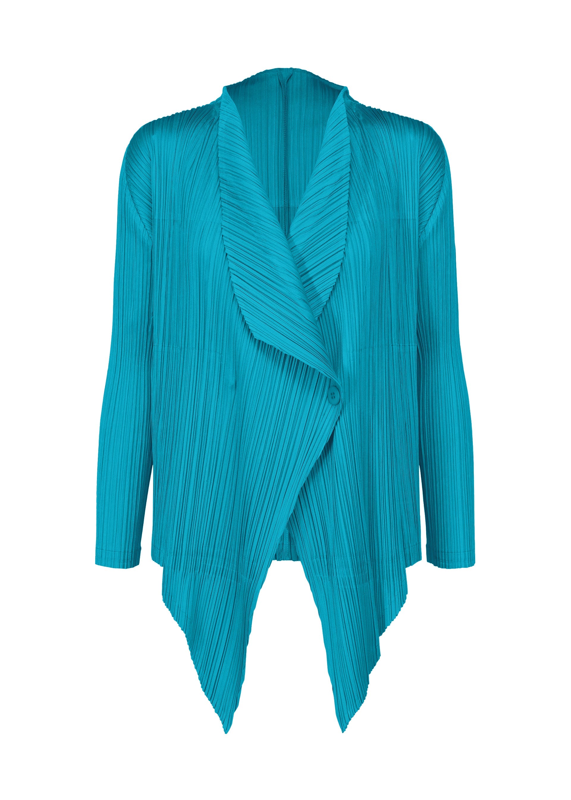 A product shot of the PLEATS PLEASE ISSEY MIYAKE MONTHLY COLORS JANUARY clothing in sky blue (73).