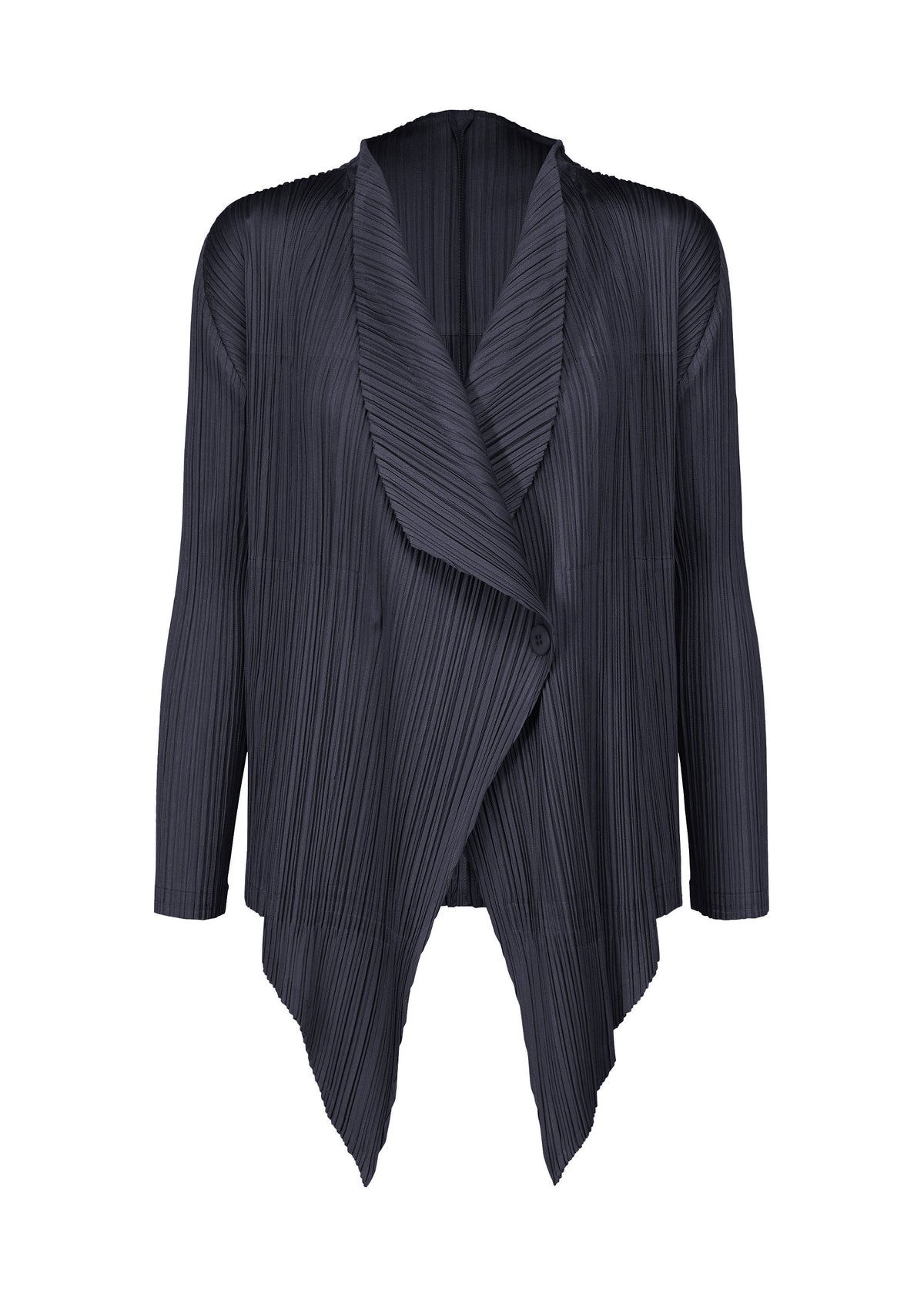 A product shot of the PLEATS PLEASE ISSEY MIYAKE MONTHLY COLORS JANUARY clothing in dark navy (78).