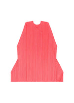 A detail shot of the PLEATS PLEASE ISSEY MIYAKE MONTHLY COLORS MARCH cardigan.