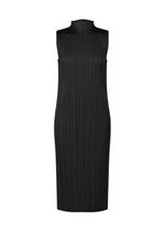 A product shot of the PLEATS PLEASE ISSEY MIYAKE SWING SOLID dress in black (15).