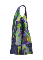 A detail shot of the PLEATS PLEASE ISSEY MIYAKE PLAYGROUND dress.