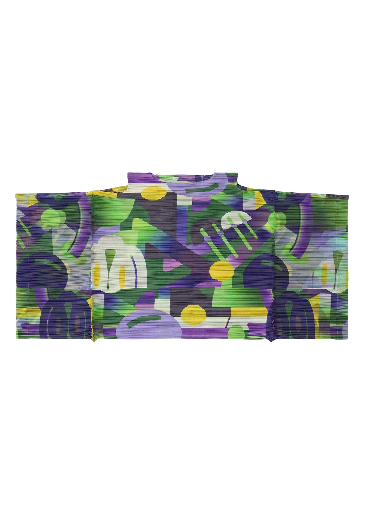 A detail shot of the PLEATS PLEASE ISSEY MIYAKE PLAYGROUND dress.