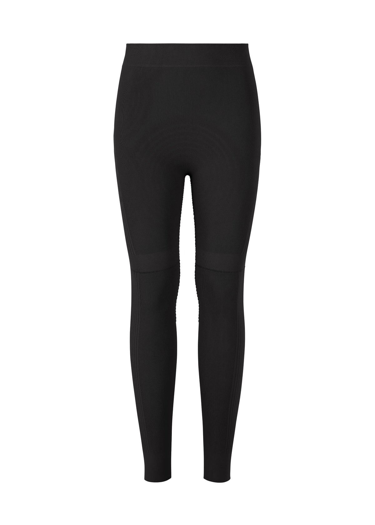 A product shot of the PLEATS PLEASE ISSEY MIYAKE A POC SKIN trousers in black (15).