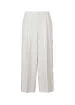 A product shot of the PLEATS PLEASE ISSEY MIYAKE A POC BOTTOMS trousers in cool grey (11).