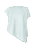 A product shot of the PLEATS PLEASE ISSEY MIYAKE A POC SEA GLASS top in light blue (70).