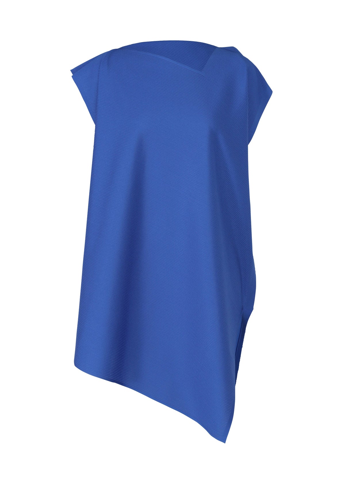 A product shot of the PLEATS PLEASE ISSEY MIYAKE A POC SEA GLASS tunic in blue (72).
