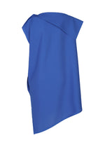 A detail shot of the PLEATS PLEASE ISSEY MIYAKE A POC SEA GLASS tunic.