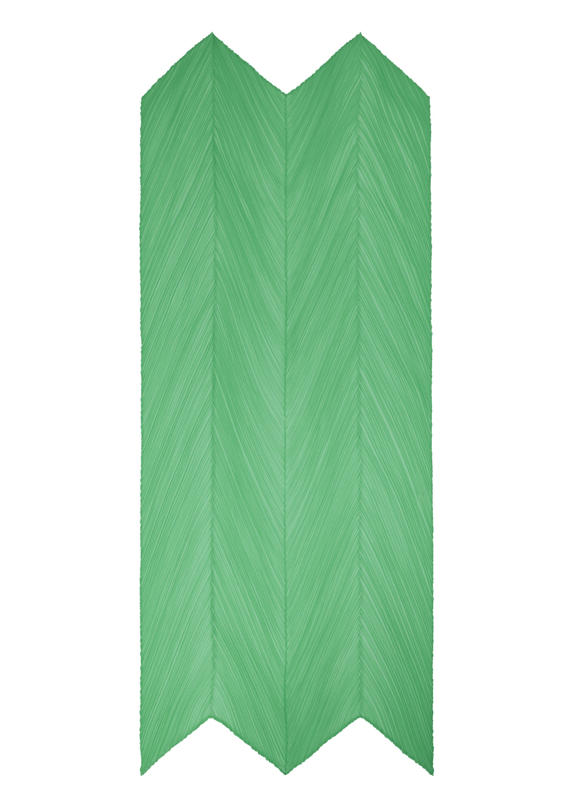 A detail shot of the PLEATS PLEASE ISSEY MIYAKE MONTHLY SCARF MARCH stole.