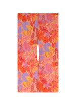 A product shot of the PLEATS PLEASE ISSEY MIYAKE FOGGY FOREST MADAME T stole in pink (22).