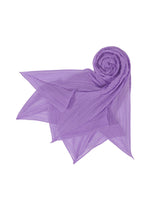 A detail shot of the PLEATS PLEASE ISSEY MIYAKE ZIGZAG SCARF stole.