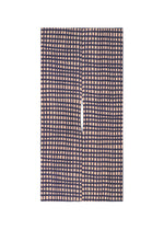 A product shot of the PLEATS PLEASE ISSEY MIYAKE BASKET MADAME-T stole in navy.