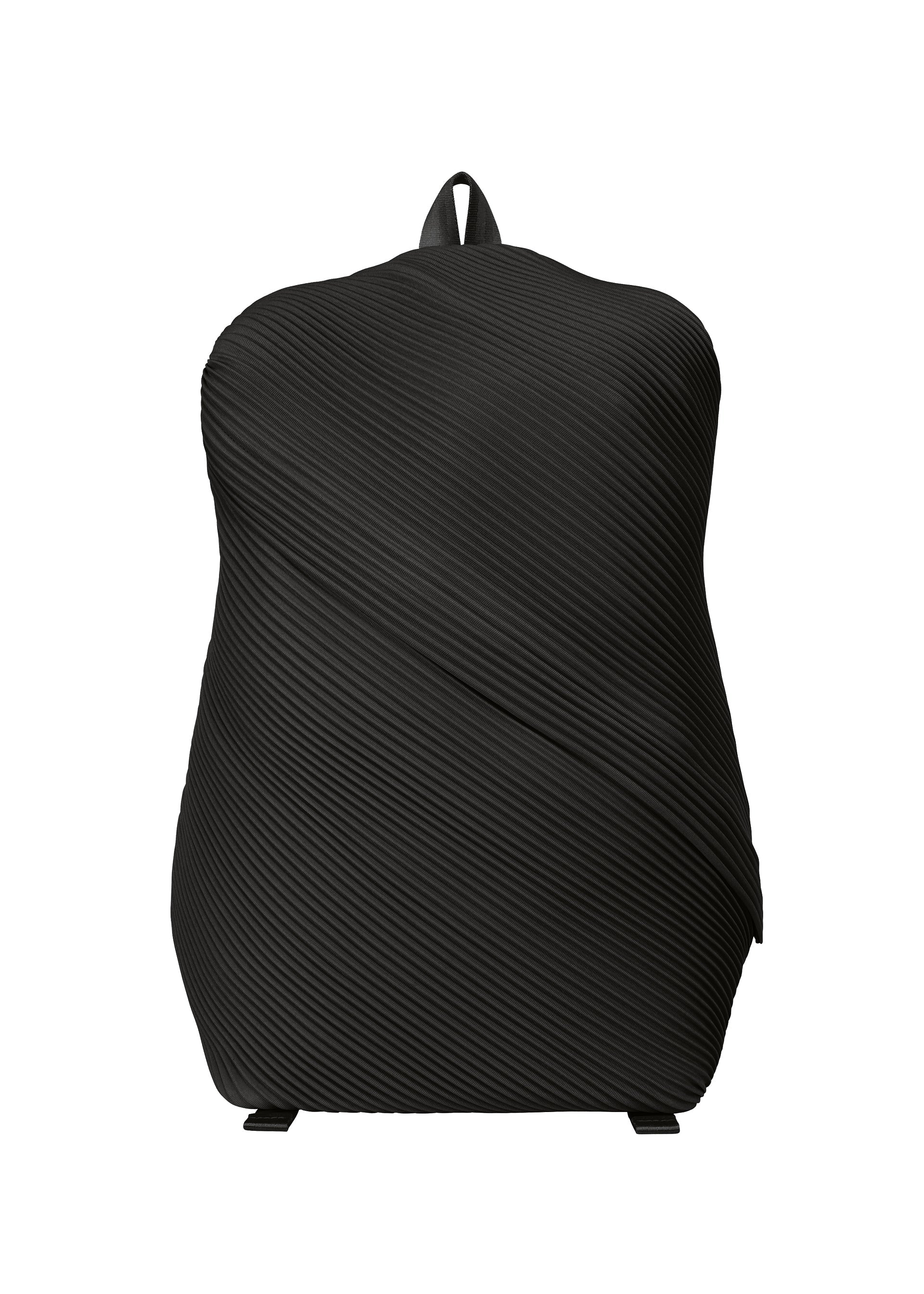 A product shot of the PLEATS PLEASE ISSEY MIYAKE BIAS PLEATS BACKPACK bags in black (15).