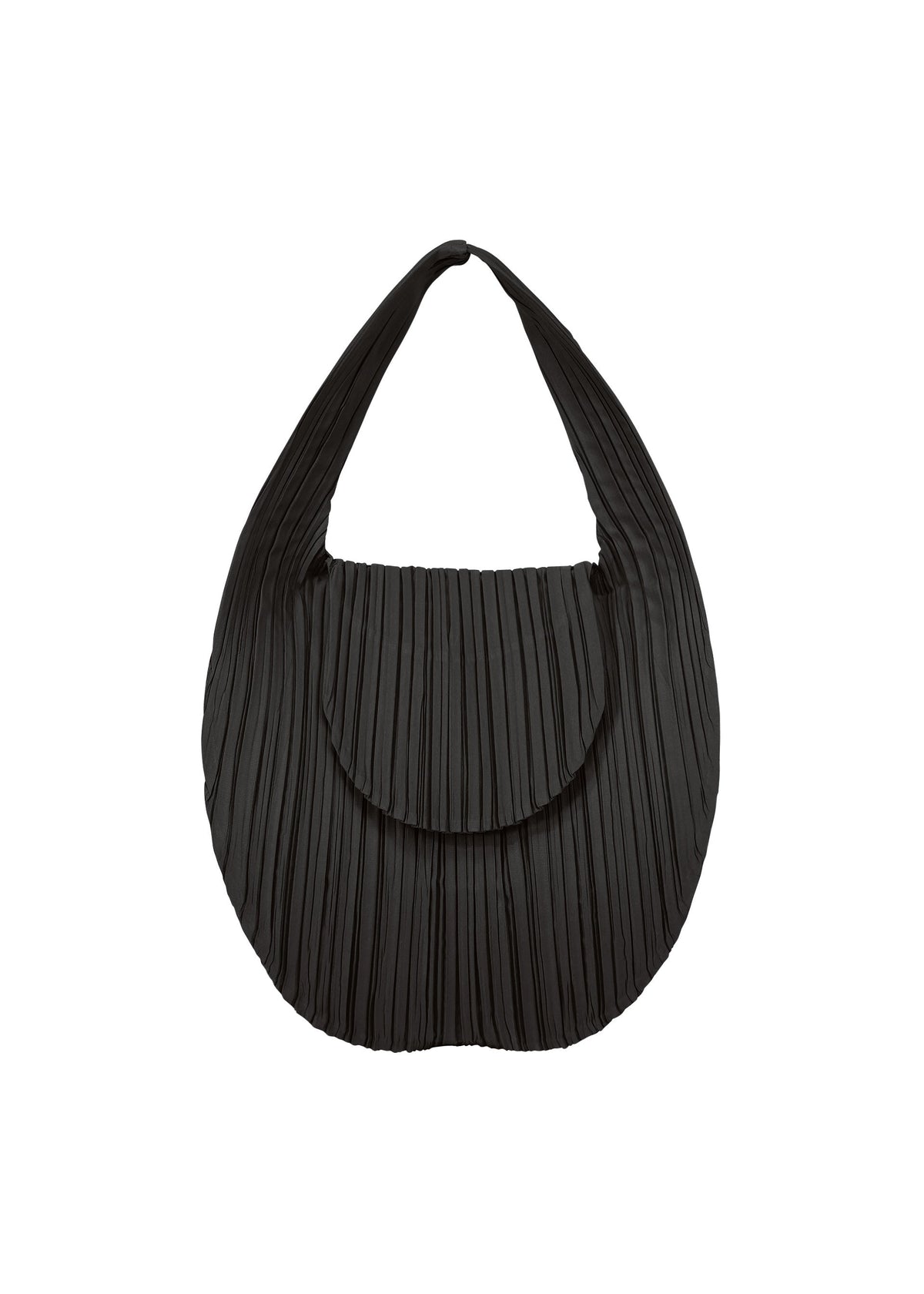A product shot of the PLEATS PLEASE ISSEY MIYAKE PLEATS SEEDS BAG bag in black (15).