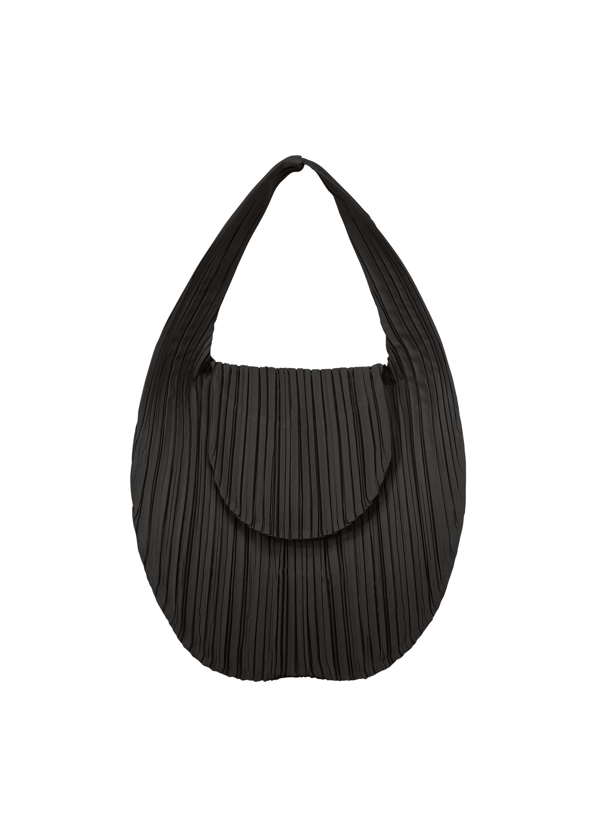 A product shot of the PLEATS PLEASE ISSEY MIYAKE PLEATS SEEDS BAG bag in black (15).