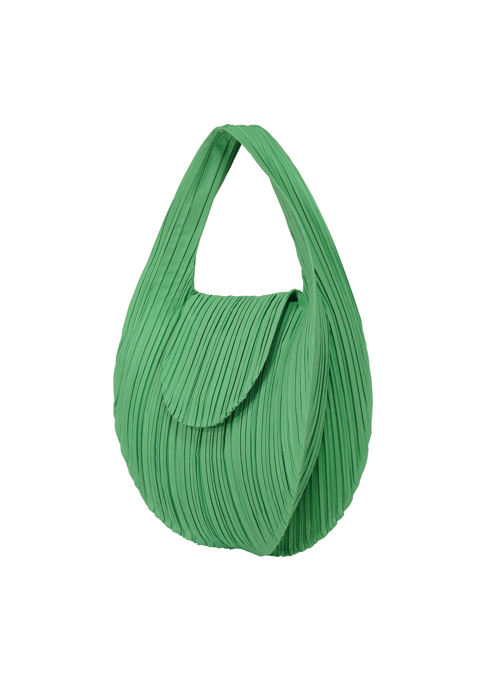 A detail shot of the PLEATS PLEASE ISSEY MIYAKE PLEATS SEEDS BAG bag.