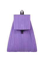 A product shot of the PLEATS PLEASE ISSEY MIYAKE PLEATS KNAPSACK bag in purple (81).