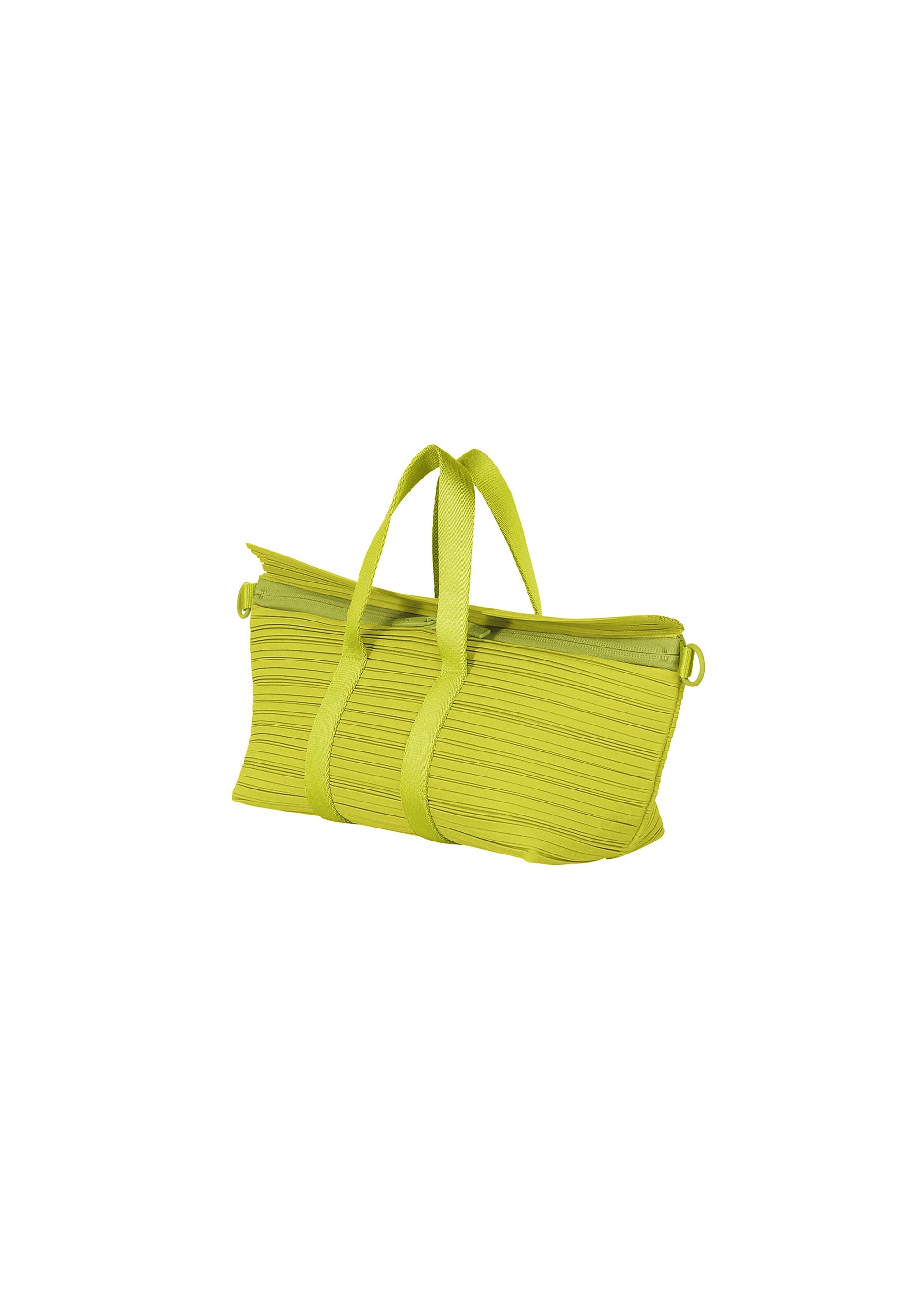 A detail shot of the PLEATS PLEASE ISSEY MIYAKE PLEATS BOSTON BAG bag.