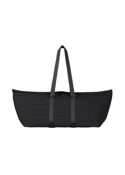 A product shot of the PLEATS PLEASE ISSEY MIYAKE PLEATS BOSTON BAG bag in black.