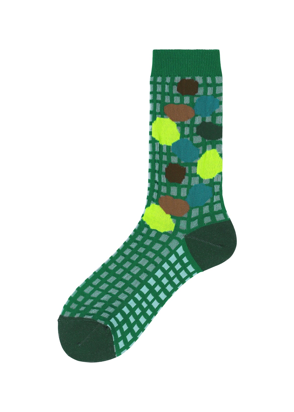 A product shot of the PLEATS PLEASE ISSEY MIYAKE MARKET SOCKS socks in potato.