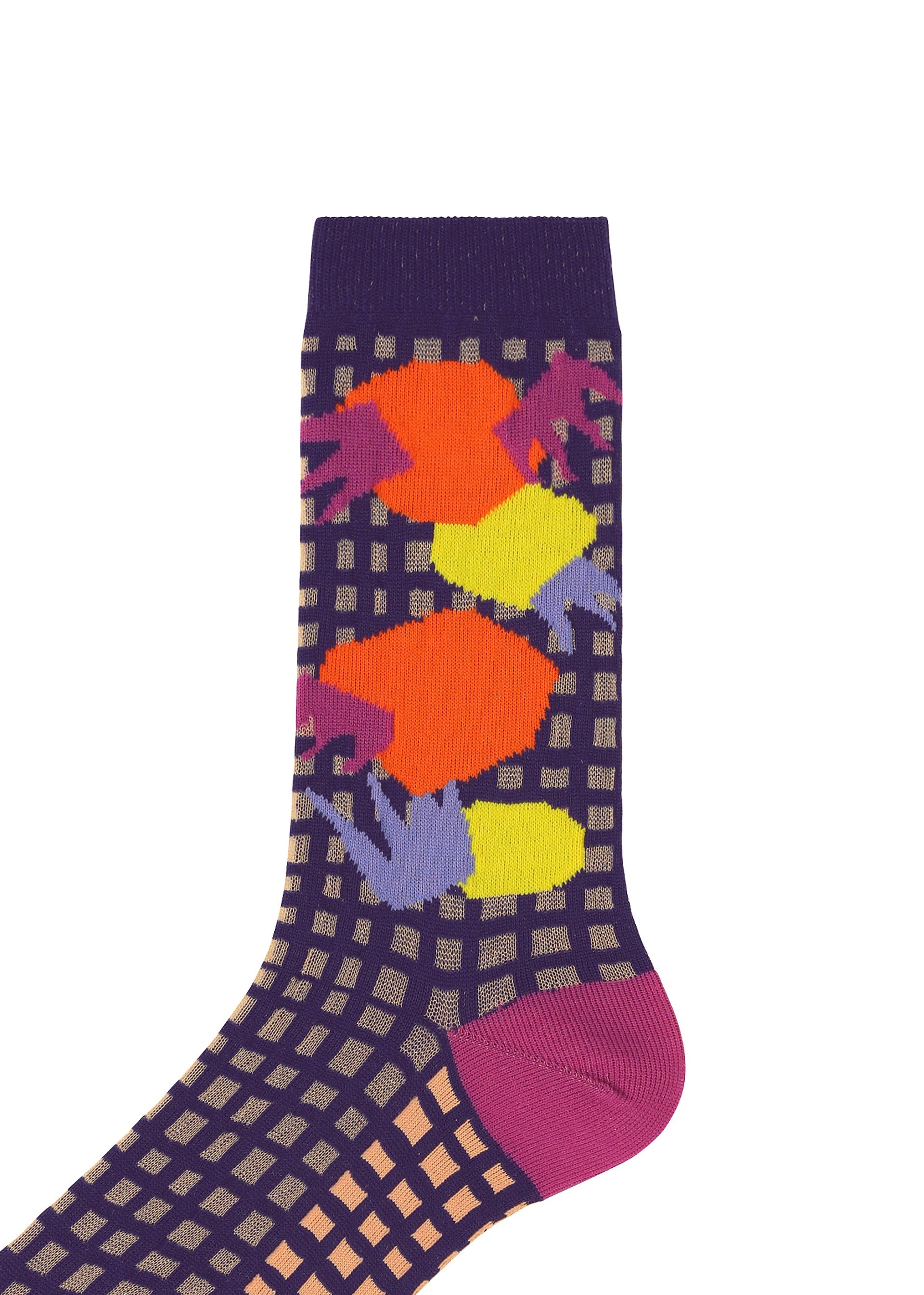A detail shot of the PLEATS PLEASE ISSEY MIYAKE MARKET SOCKS socks.