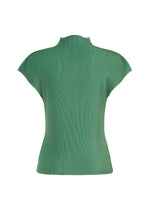 A detail shot of the PLEATS PLEASE ISSEY MIYAKE MIST AUGUST top.