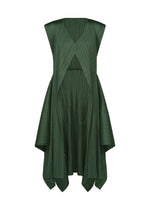 FLUTTER Vest Moss Green