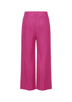 A detail shot of the PLEATS PLEASE ISSEY MIYAKE THICKER BOTTOMS 2 trousers.