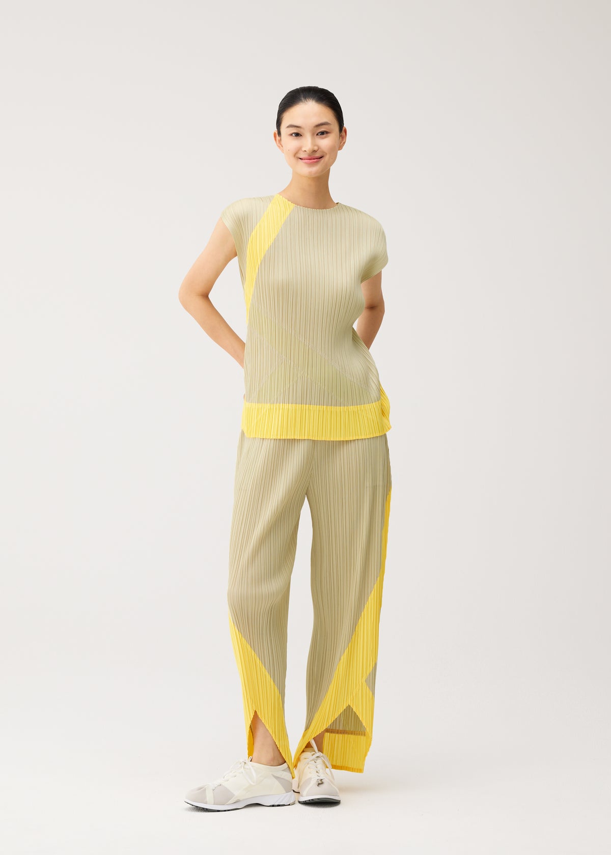 TWIRL Trousers Turquoise Green