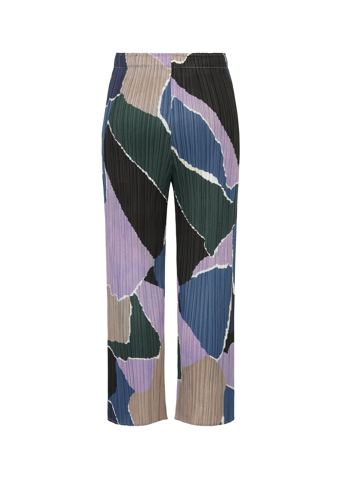 A detail shot of the PLEATS PLEASE ISSEY MIYAKE SURPRISE! trousers.