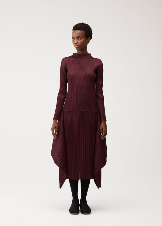 FLUTTER Skirt Bordeaux