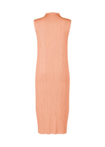 A detail shot of the PLEATS PLEASE ISSEY MIYAKE MONTHLY COLORS : JULY dress.