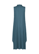 A detail shot of the PLEATS PLEASE ISSEY MIYAKE MELLOW PLEATS dress.