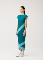 TWIRL Dress Turquoise Green