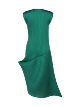 A detail shot of the PLEATS PLEASE ISSEY MIYAKE LEAP dress.