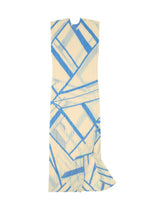 A detail shot of the PLEATS PLEASE ISSEY MIYAKE FOLD LINE dress.