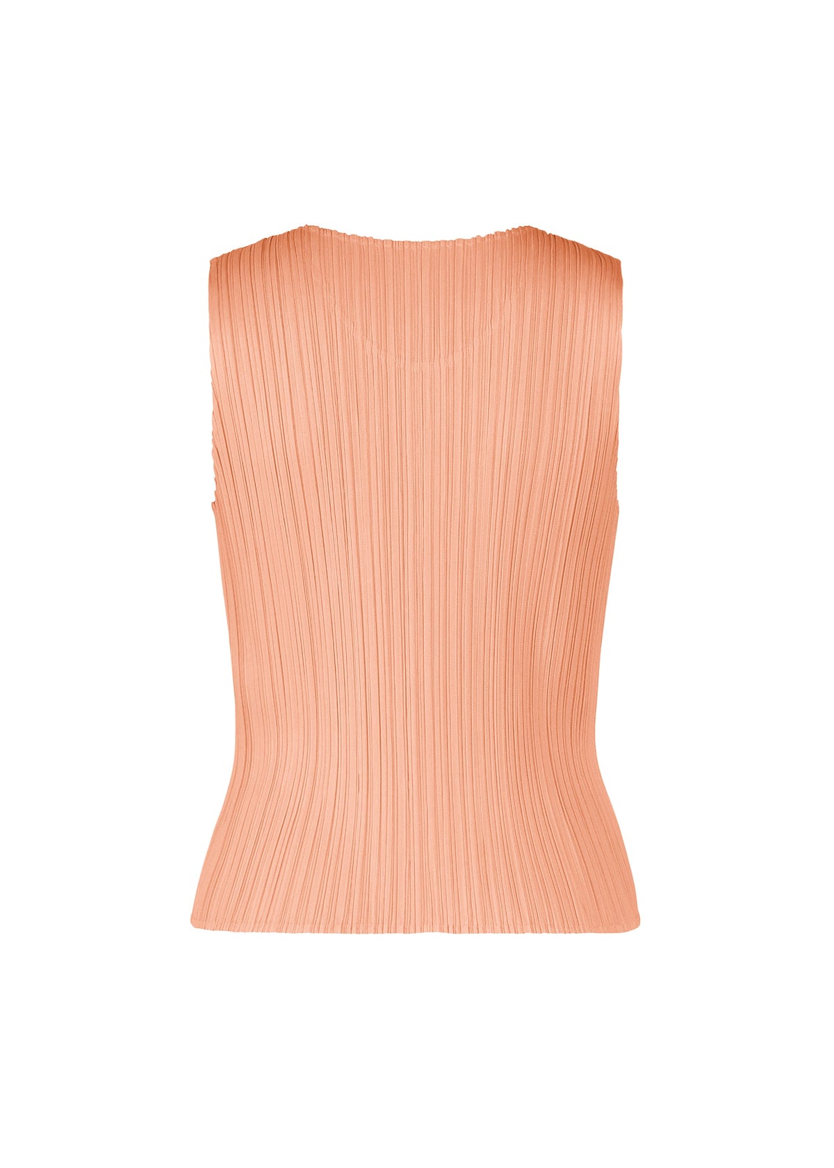 A detail shot of the PLEATS PLEASE ISSEY MIYAKE MONTHLY COLORS : JULY top.