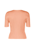 A detail shot of the PLEATS PLEASE ISSEY MIYAKE MONTHLY COLORS : JULY top.