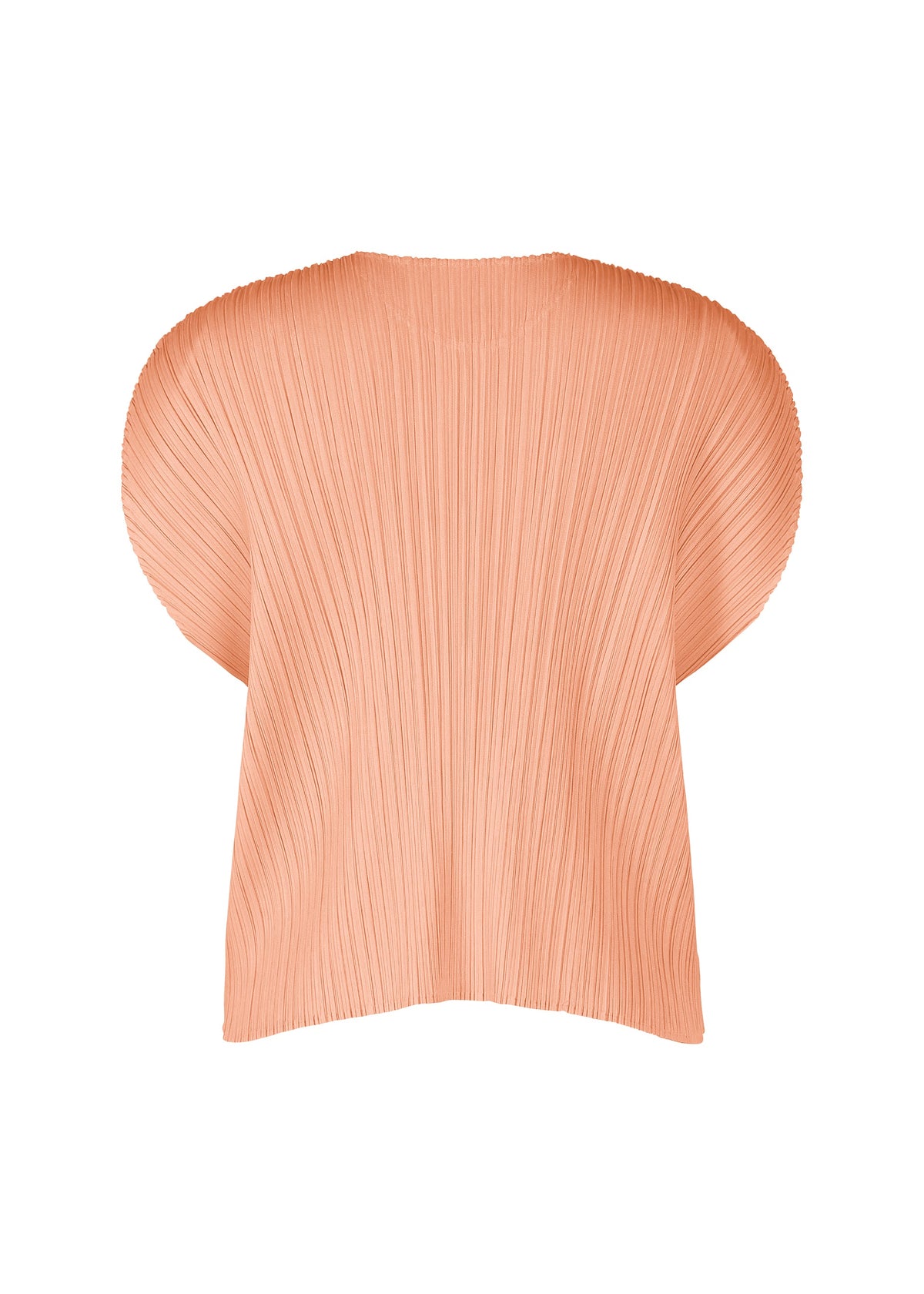 A detail shot of the PLEATS PLEASE ISSEY MIYAKE MONTHLY COLORS : JULY top.