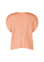A detail shot of the PLEATS PLEASE ISSEY MIYAKE MONTHLY COLORS : JULY top.