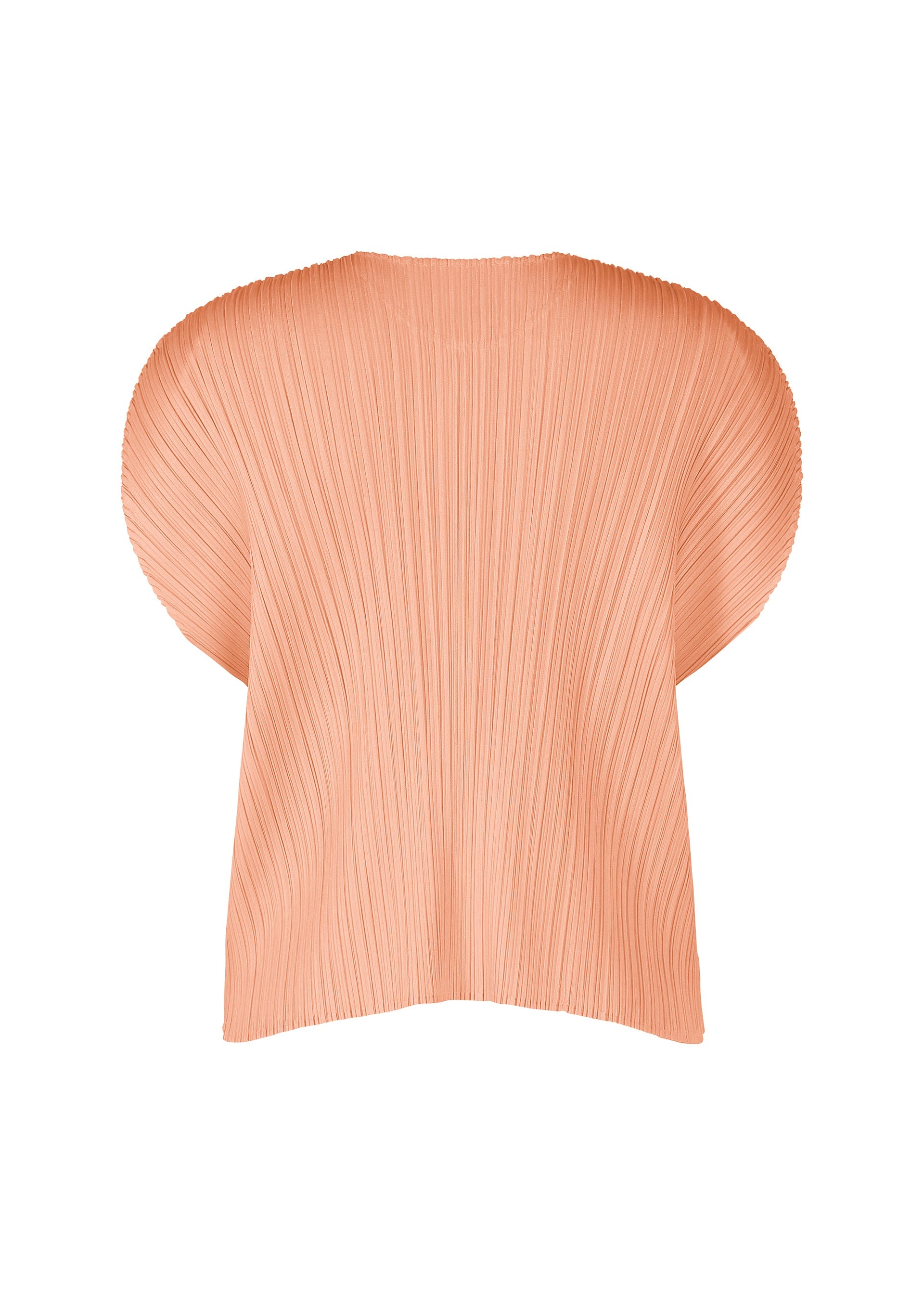A detail shot of the PLEATS PLEASE ISSEY MIYAKE MONTHLY COLORS : JULY top.