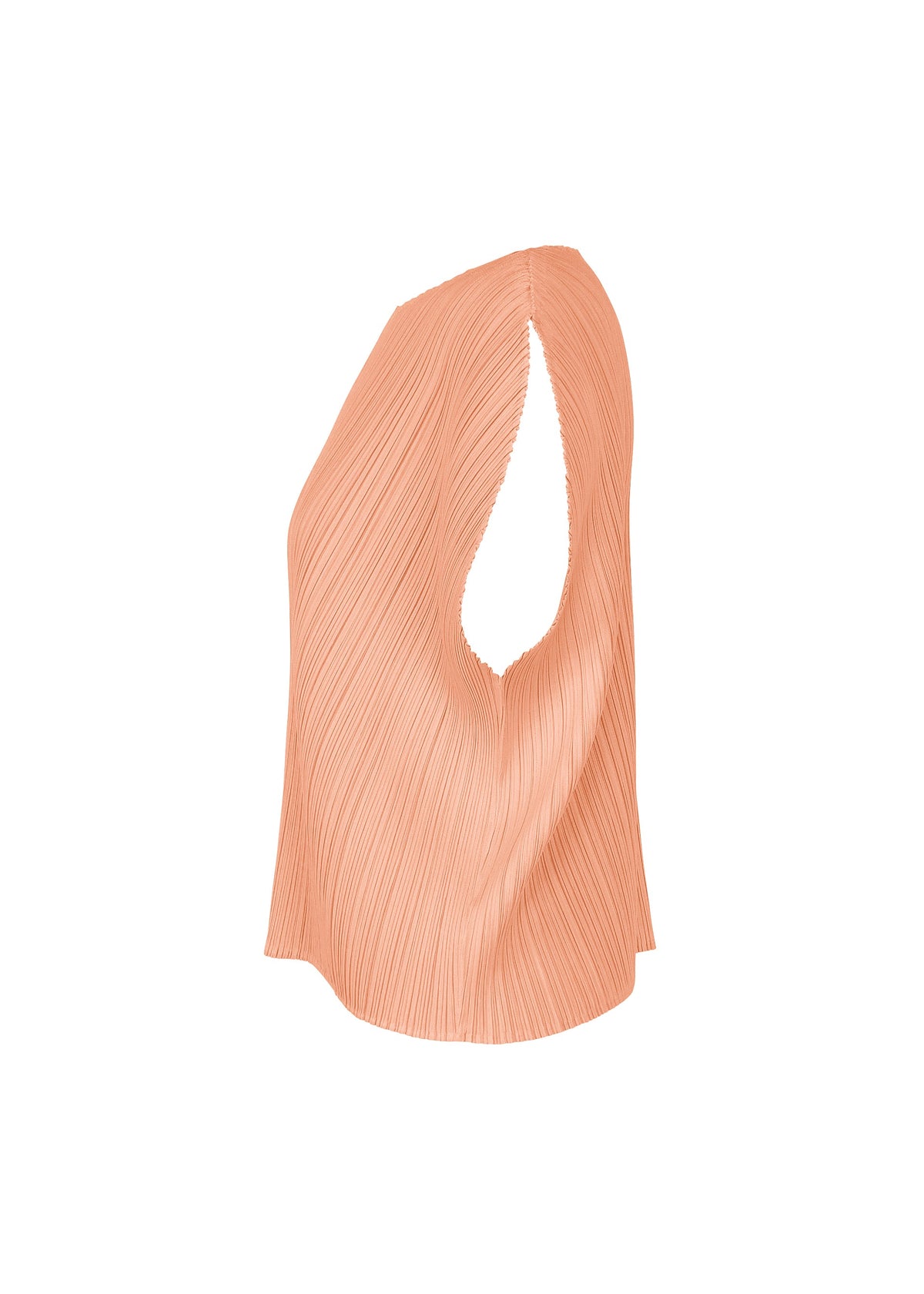 A detail shot of the PLEATS PLEASE ISSEY MIYAKE MONTHLY COLORS : JULY top.
