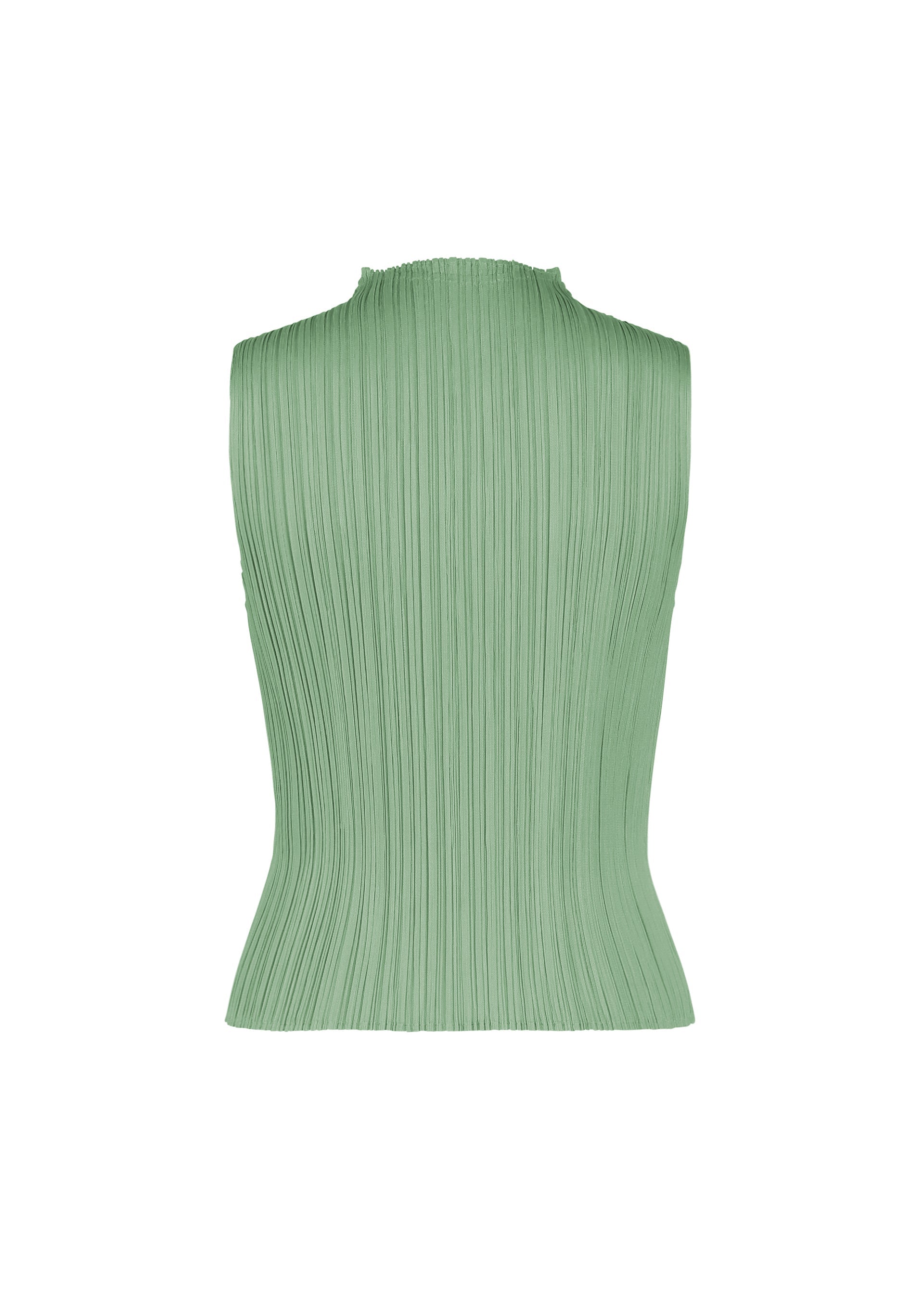 A detail shot of the PLEATS PLEASE ISSEY MIYAKE MONTHLY COLORS : AUGUST top.