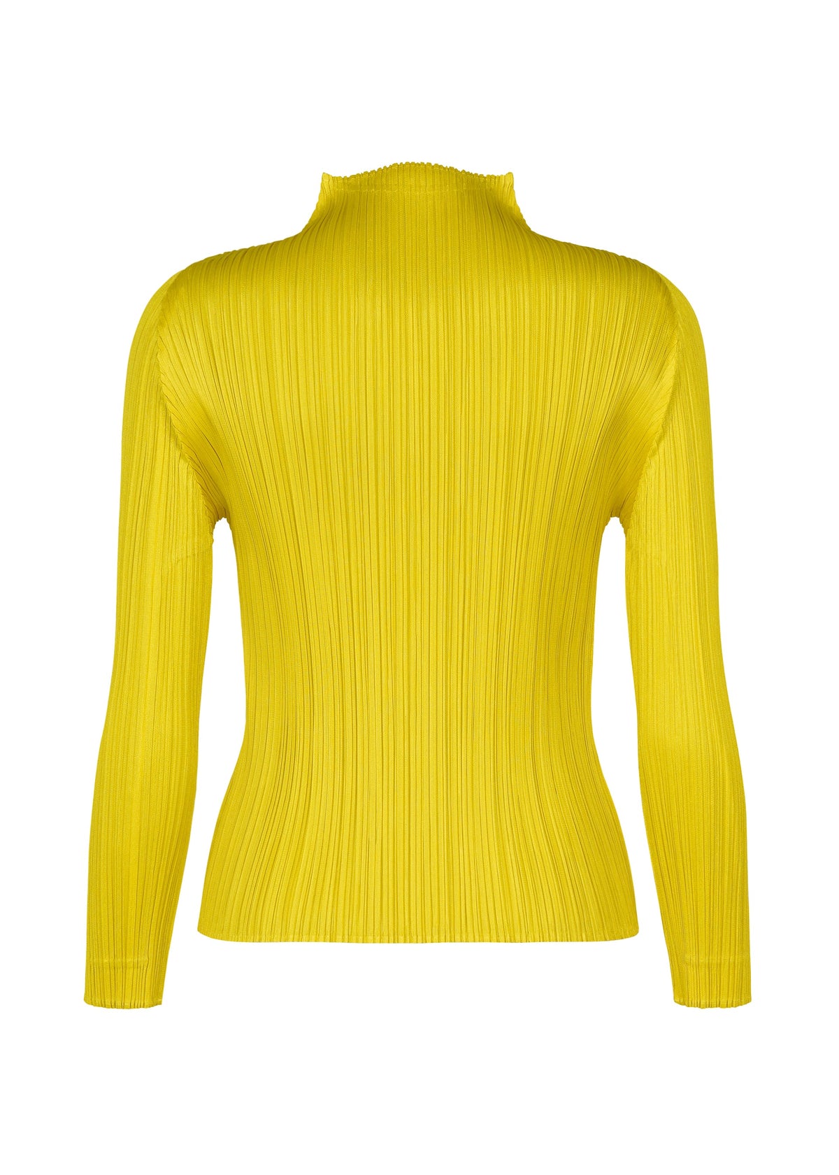 A detail shot of the PLEATS PLEASE ISSEY MIYAKE MONTHLY COLORS : OCTOBER top.
