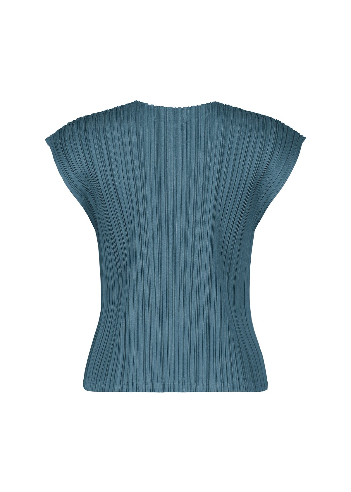 A detail shot of the PLEATS PLEASE ISSEY MIYAKE MELLOW PLEATS top.