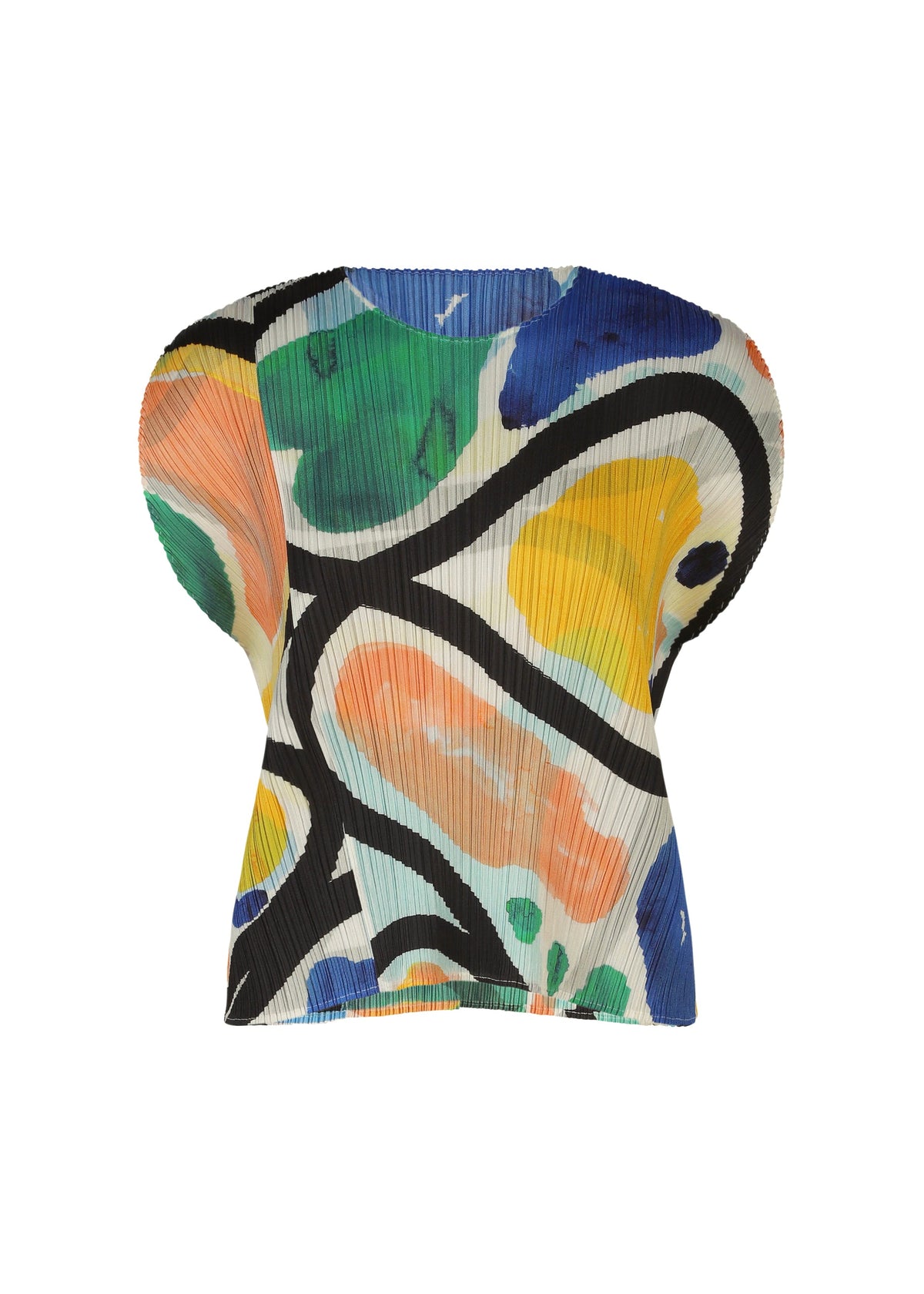 A product shot of the PLEATS PLEASE ISSEY MIYAKE ROLL shirt in multi.