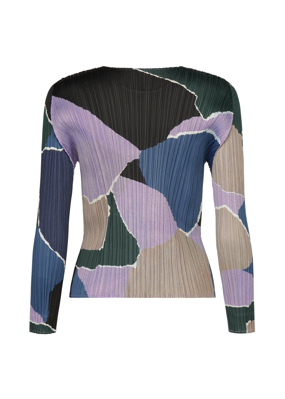 A detail shot of the PLEATS PLEASE ISSEY MIYAKE SURPRISE! top.
