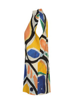 A detail shot of the PLEATS PLEASE ISSEY MIYAKE ROLL dress.
