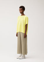 PAPER BOUNCE KNIT Top Pale Yellow