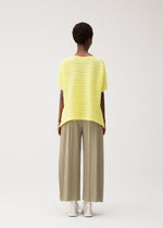 PAPER BOUNCE KNIT Top Pale Yellow